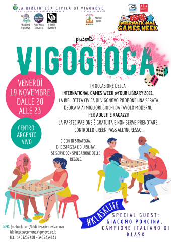 VigoGioca by Night per l'International Games Week@your Library