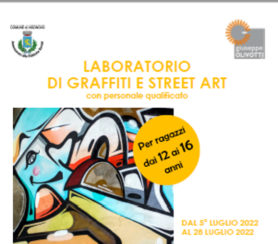 Laboratori gratuiti di street art e graffiti nel mese di luglio