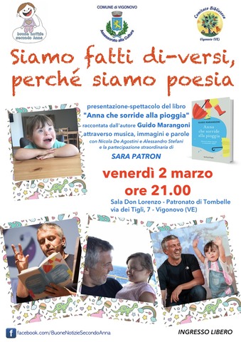 PRESENTAZIONE LIBRO "SIAMO FATTI DI-VERSI" DI GUIDO MARANGONI
