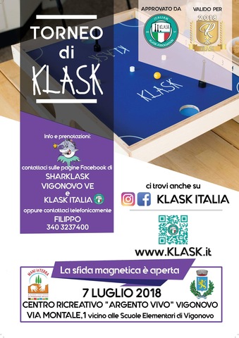Torneo di Klask - Ranking italiano