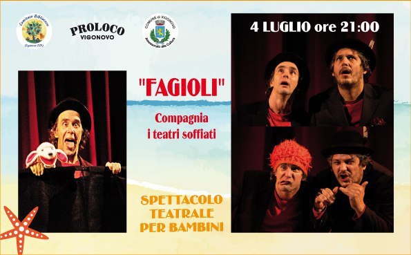 Estate Insieme : spettacolo "Fagioli" de I Teatri Soffiati