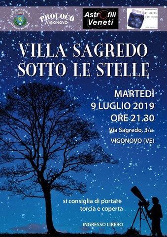 Villa Sagredo sotto le stelle - Evento rinviato al 23 luglio 