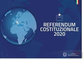 Referendum Costituzionale sul taglio dei parlamentari :  29 marzo 2020