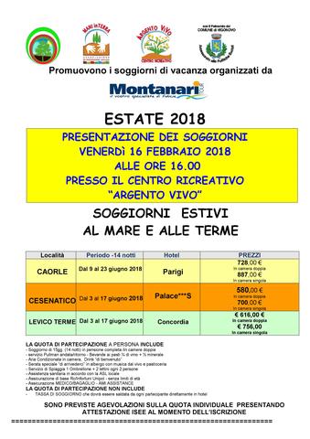 PRESENTAZIONE SOGGIORNI VACANZA
