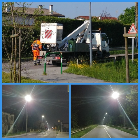 Illuminazione a LED - Inizio lavori